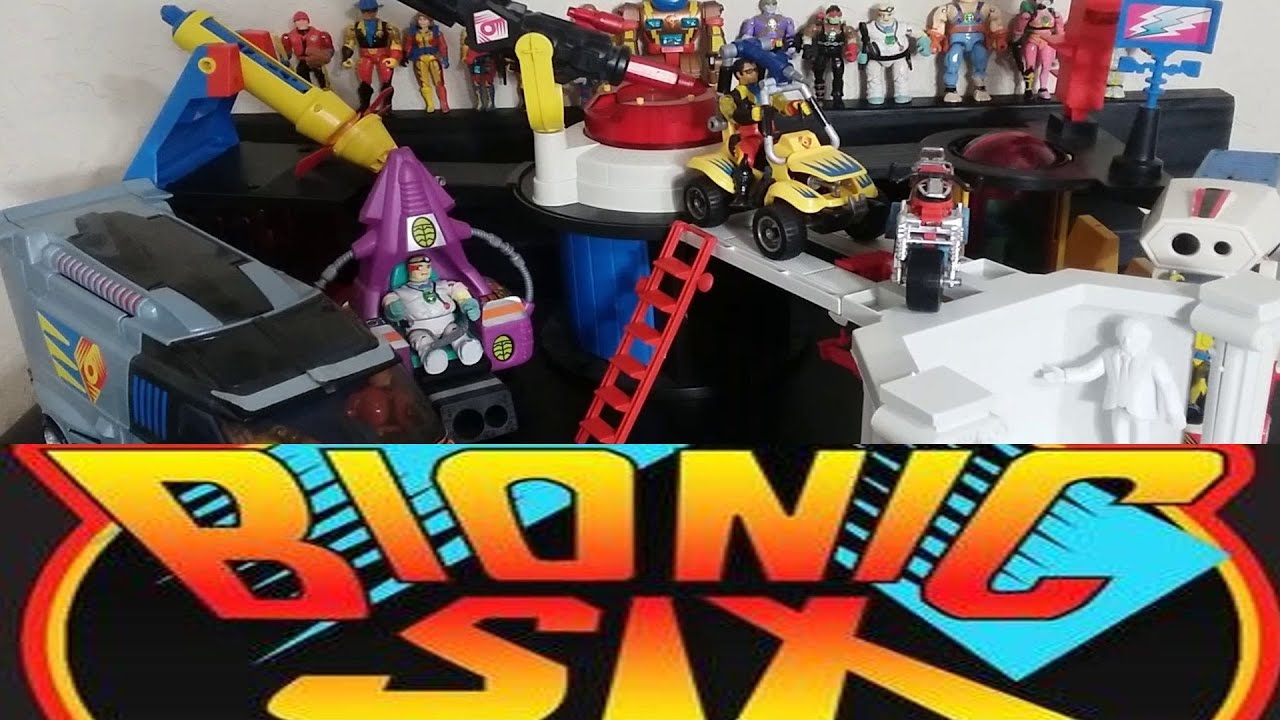 RETRO-WED:  1986 BIONIC SIX FULL TOY LINE OF FIGURES, VEHICLES AND SECRET HEADQUARTERS