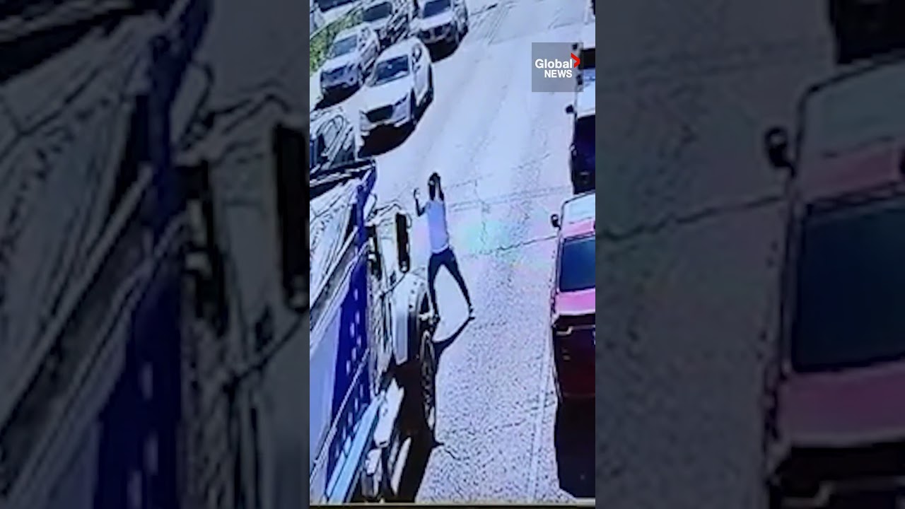 Girl gets run over by dump truck, makes it out with only a few scrapes