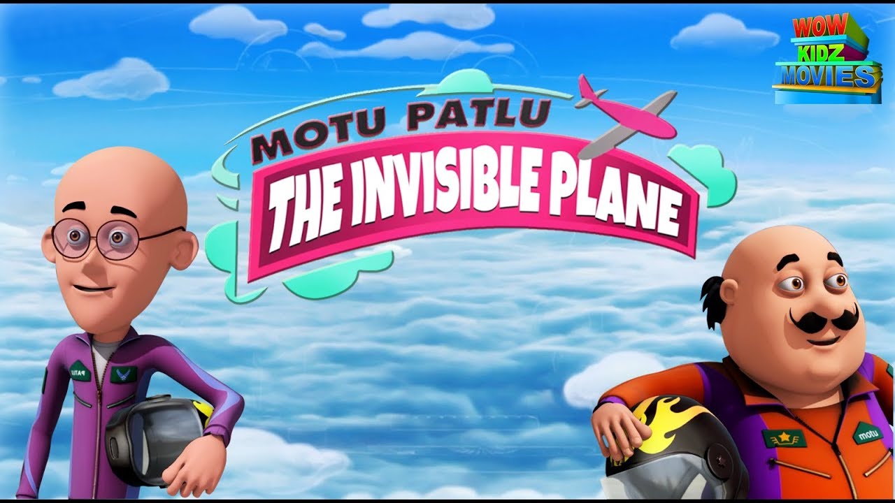 Motu Patlu | The Invisible Plane - Full Movie | Animated Movies |  Wow Kidz Movies