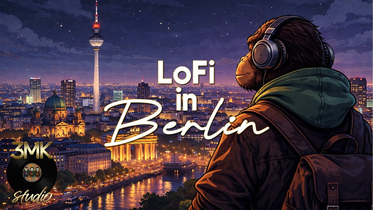 Berlin night vibes 🌙 | Lofi chill beats for focus & relax (1H)