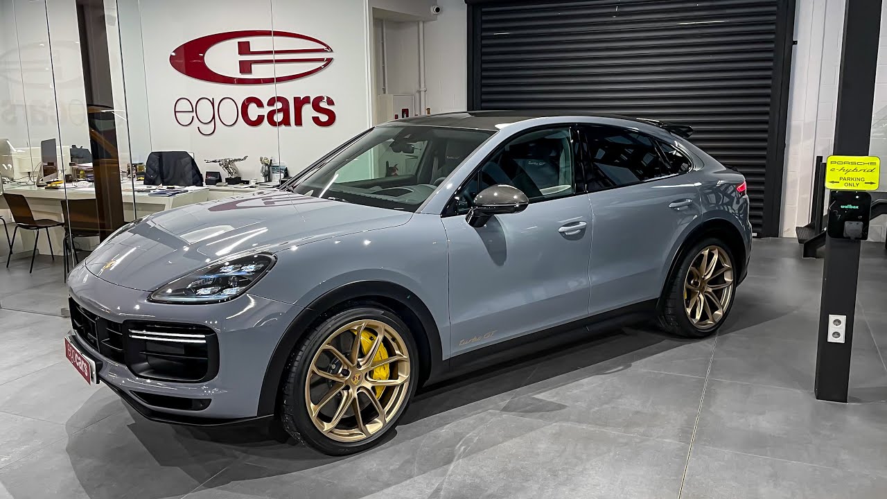 🚀  2022 El SUV mas rapido del mundo / PORSCHE CAYENNE TURBO GT / GRIS ARTIC / 640CV / Carbon / Sound