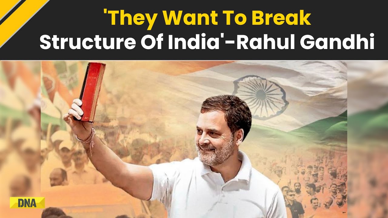 Rahul Gandhi Slams PM Modi Over ‘Breaking India’s Structure’ At MGNREGA Meet | Congress | BJP