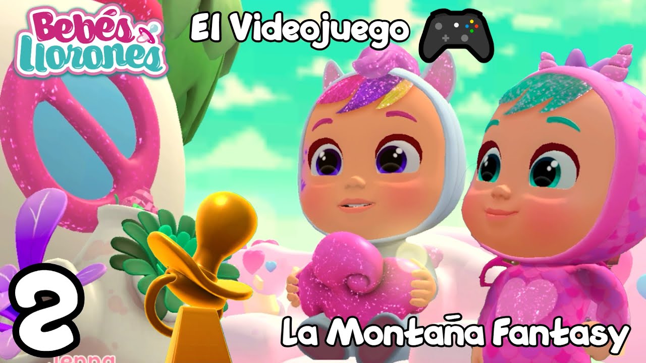 🌈 El VIDEOJUEGO de los BEBÉS LLORONES LÁGRIMAS MÁGICAS 🎮 DREAMY, BRUNY y JENNA en LA MONTAÑA FANTASY