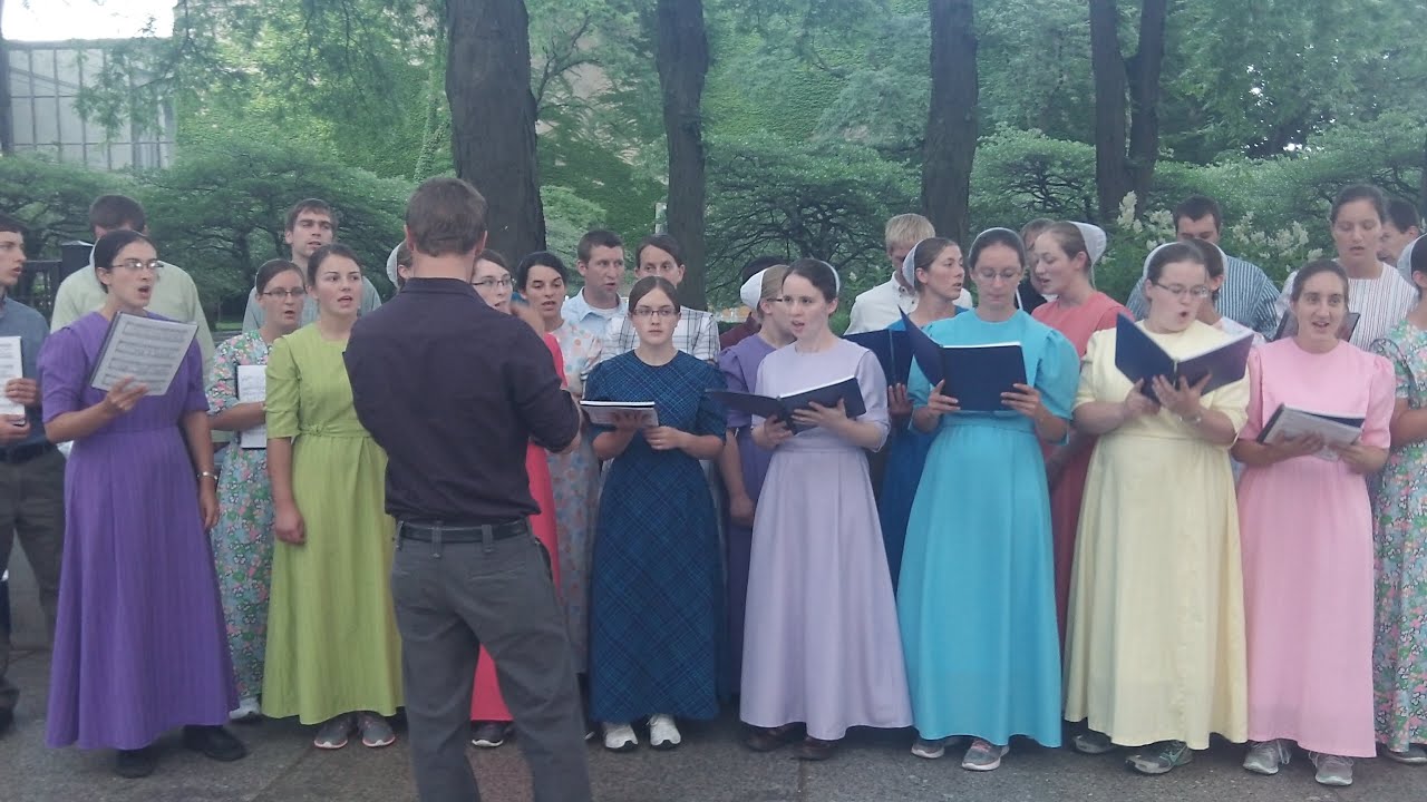 The #SharonMennonite #Church #Choir in #downtown #Chicago (July 9, 2016)