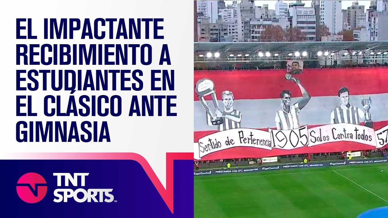 El IMPACTANTE RECIBIMIENTO 🎇 a Estudiantes en el CLÁSICO ante Gimnasia