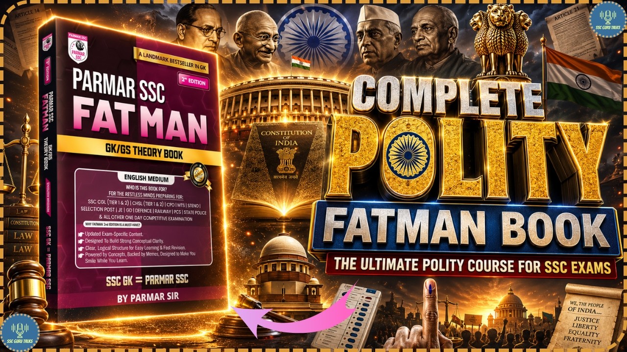 👉 Complete Polity in One Shot | Parmar SSC FATMAN Book | SSC CGL/CHSL 2026 Preparation