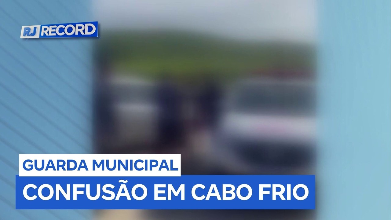Confusão envolvendo motoboy e agentes da Guarda Municipal é registrada em Cabo Frio (RJ)