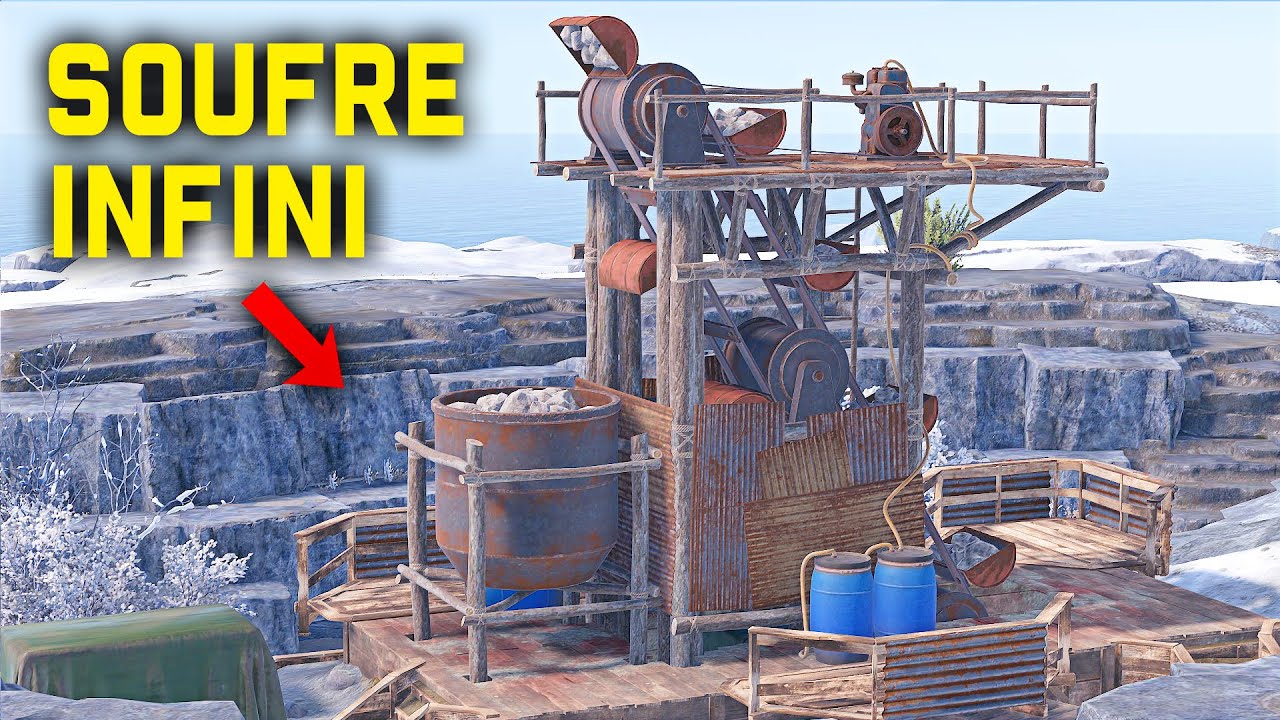 J'ai exploité la sulfur quarry pendant un week-end...