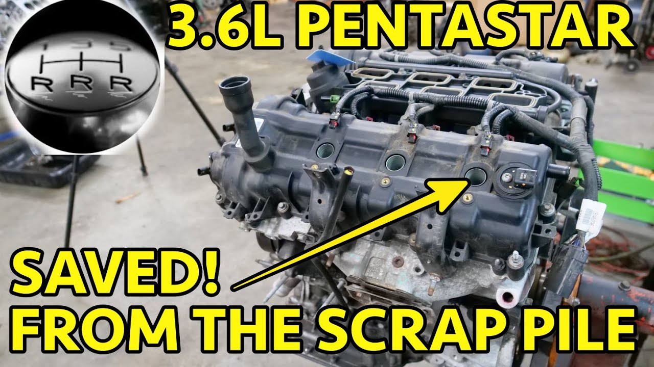 CAN WE FIX IT? 3.6L Pentastar Core Engine Teardown To Save The Family Van W/@RainmanRaysRepairs