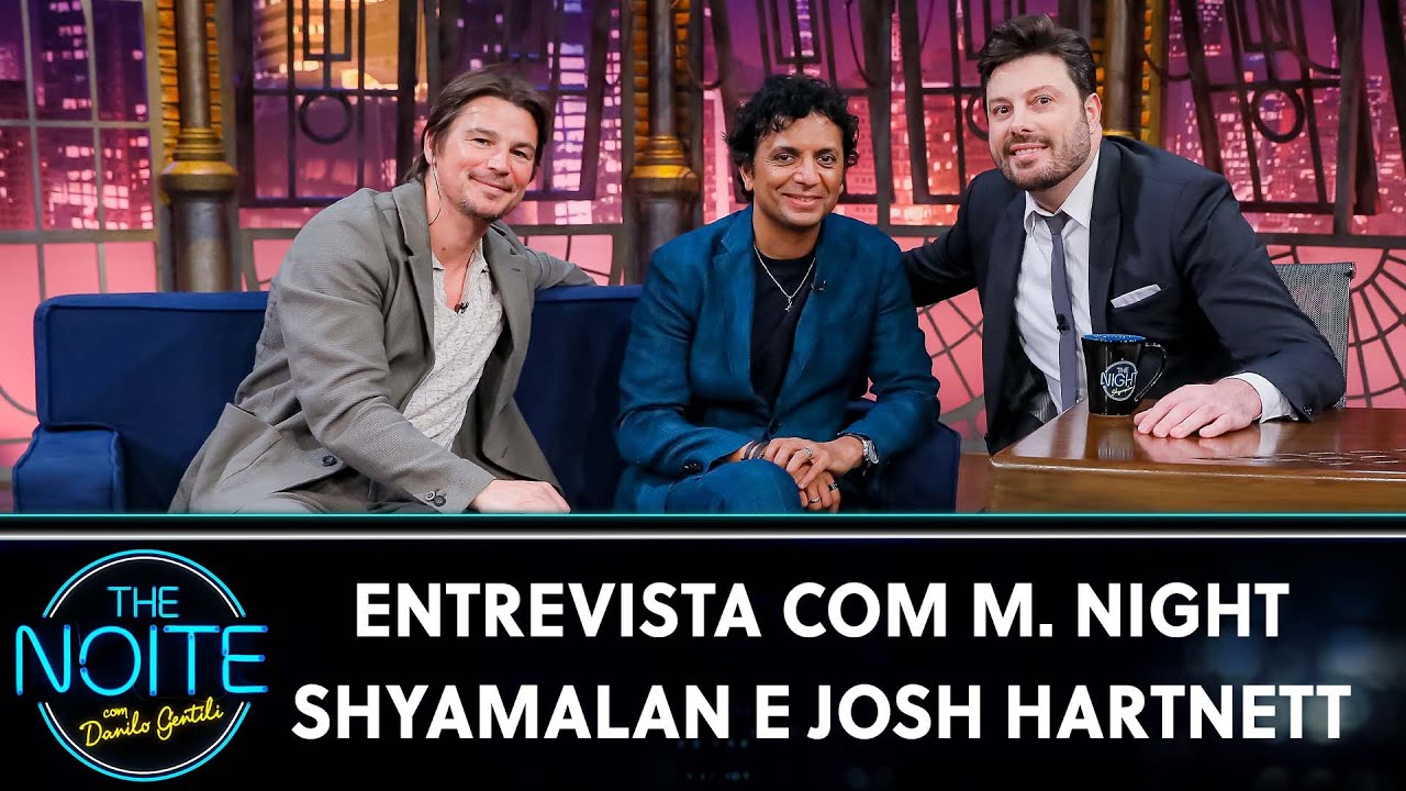 Entrevista com M. Night Shyamalan e Josh Hartnett, do filme "Armadilha" | The Noite (07/08/24)
