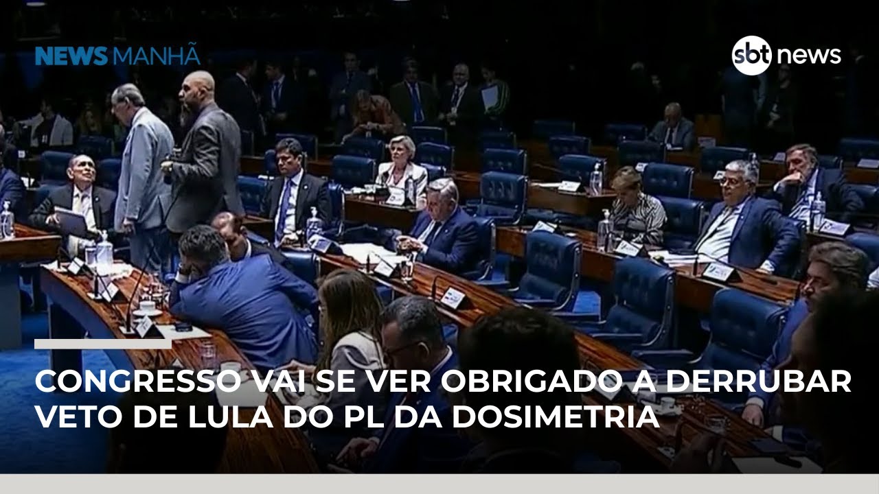 An&aacute;lise: Congresso vai se ver obrigado a derrubar veto de Lula do PL da Dosimetria |#NewsManh&atilde;