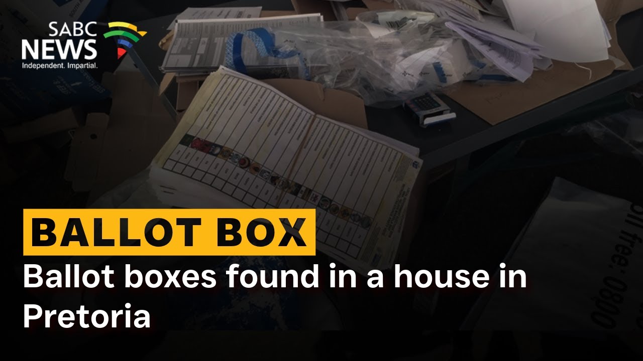 Ballot boxes found in a house in Pretoria