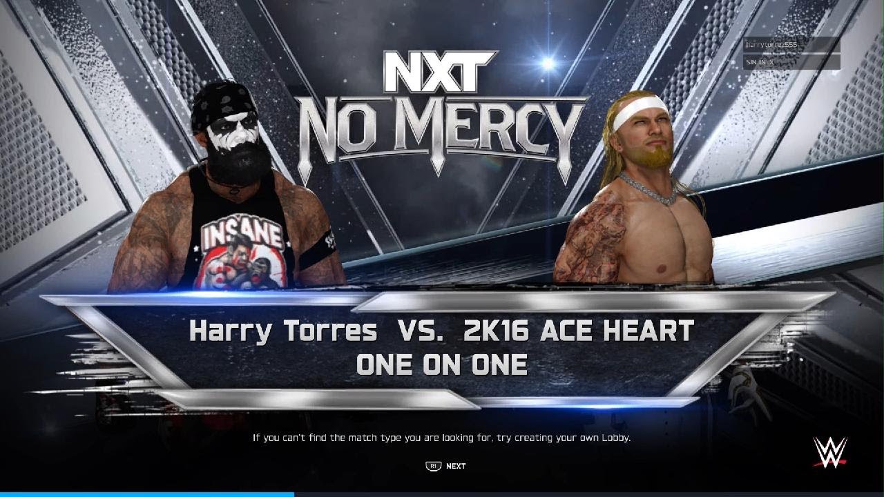 WWE 2K25 The Bigman Harry Torres vs 2k16 Ace Heart