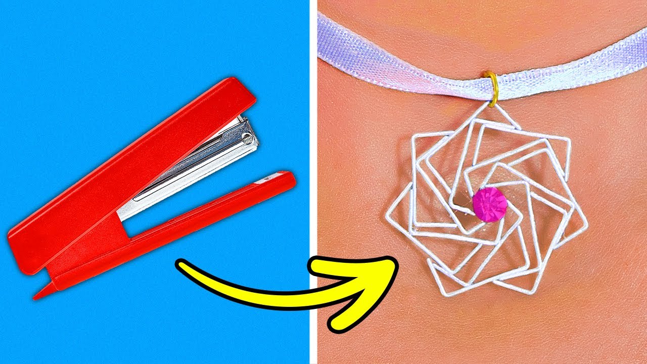 JEWELRY IDEAS YOU CAN MAKE YOURSELF || Handmade Rings, Bracelets And Necklaces