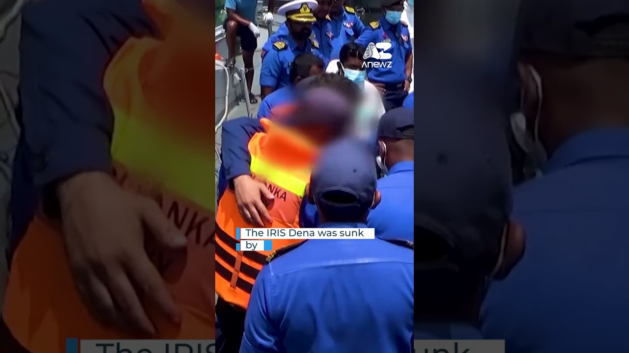WATCH: Sri Lankan Navy rescue Iranian sailors from sunk IRIS Dena