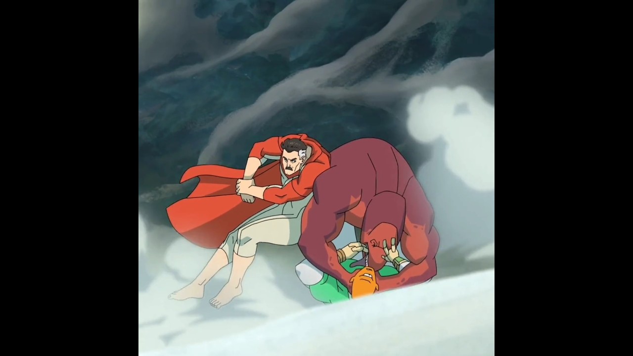 Allen and Nolan Fighting Rognarrs ~ Invincible Season 4 Ep 2