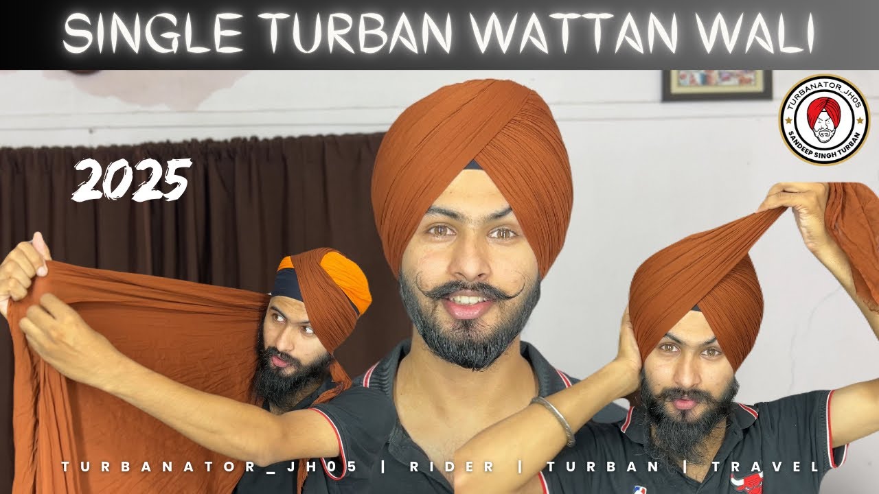 How to tie Single wattan wali pagg | Basic Steps by step | 5mtr dastar #wattanwalipagg #turban 