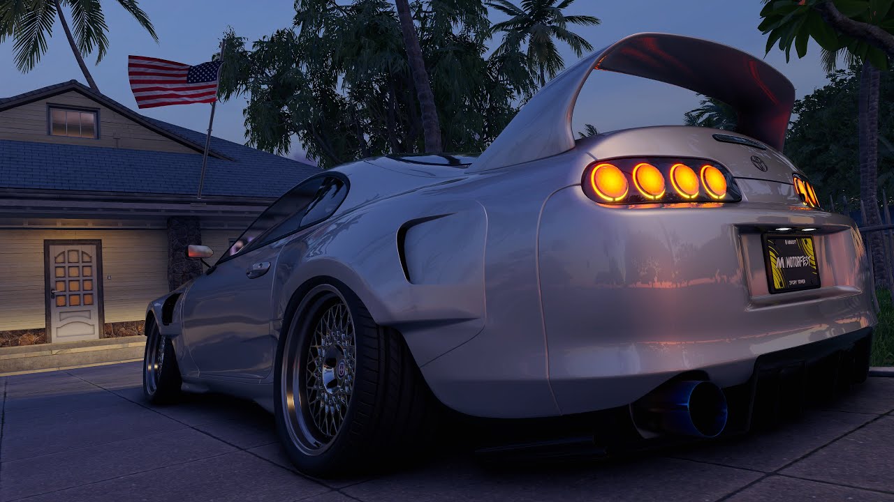 Hellcat Swapped Supra MK4 Goes Crazy On The Streets