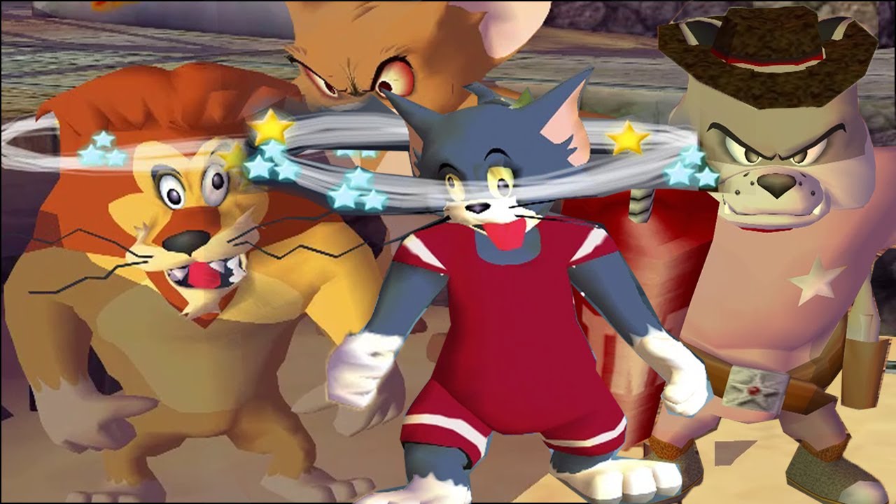 Tom and Jerry in War of the Whiskers HD Monster Jerry Vs Tom Vs Spike Vs Lion (Master Difficulty)