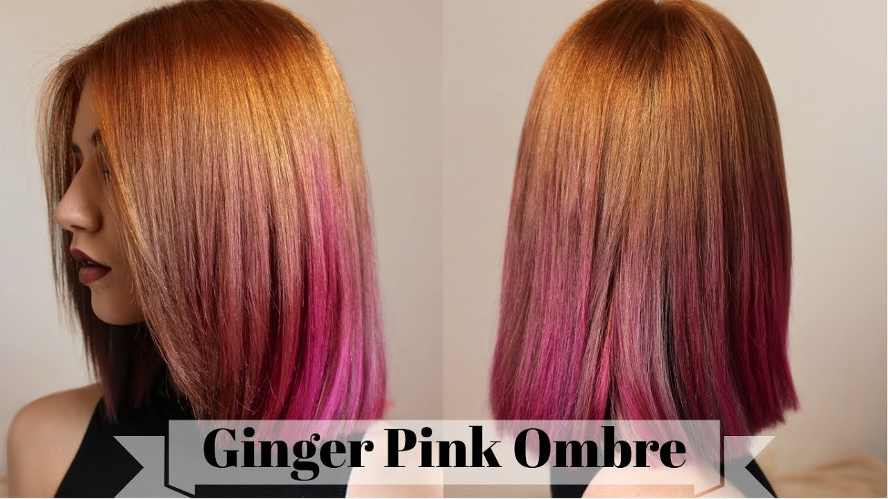 HOW TO : Ginger Roots & Pink Ends | Full Hair Colour | Stella
