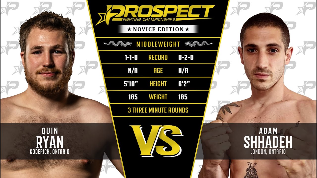 PFC 19: Quinlan Ryan vs Adam Shhadeh