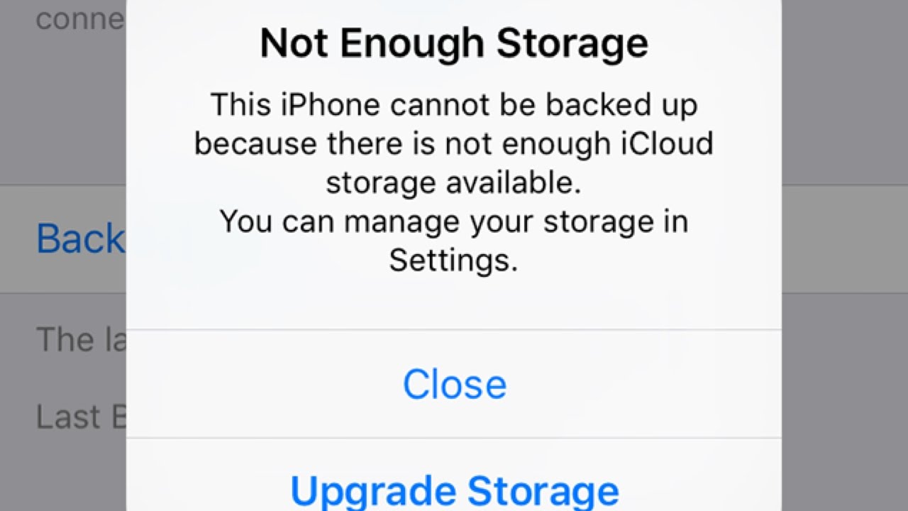 iCloud Storage Full : How to Free up iCloud storage space on iPhone iPad iPod