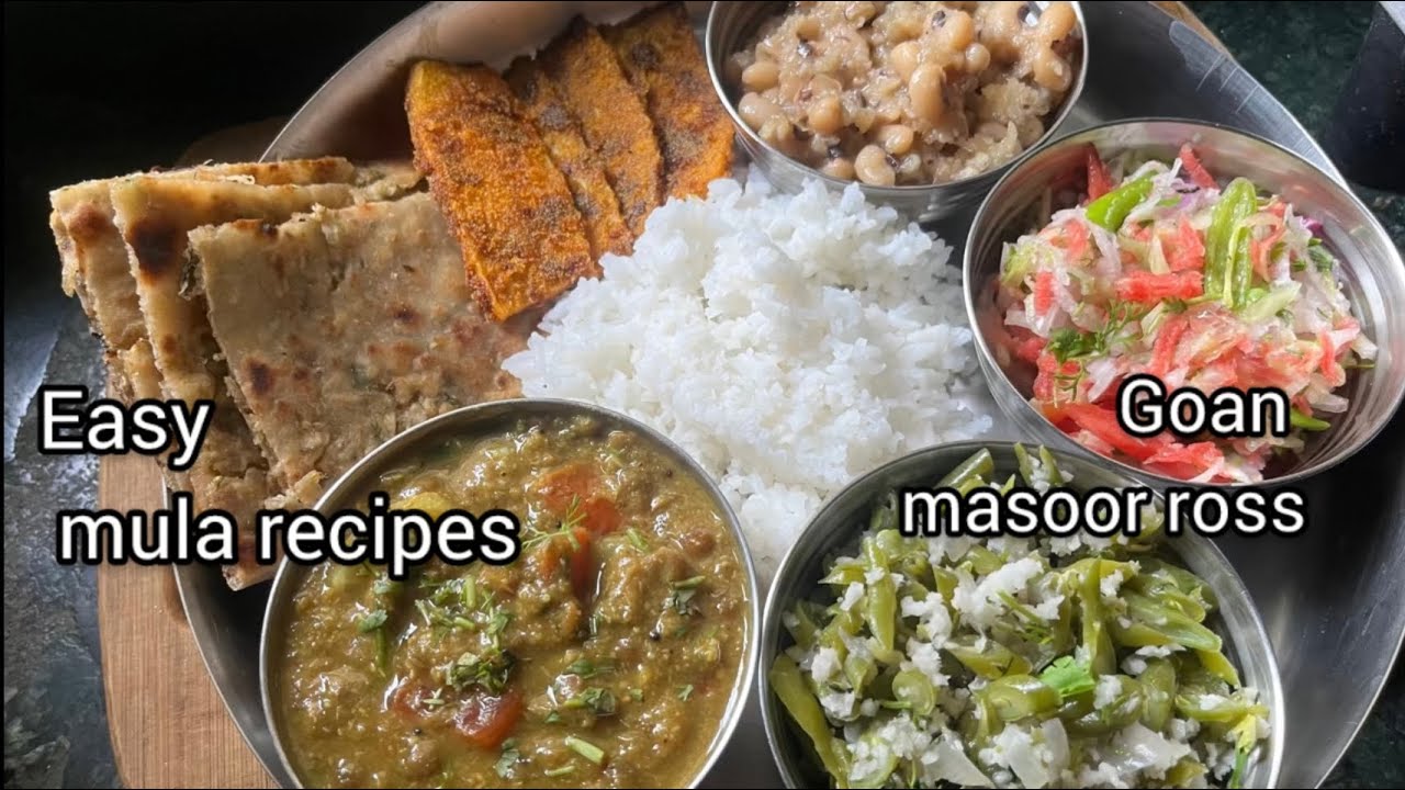 Goan Masoor ross and easy Mula recipes #goanrecipe #raddish #easylunch 