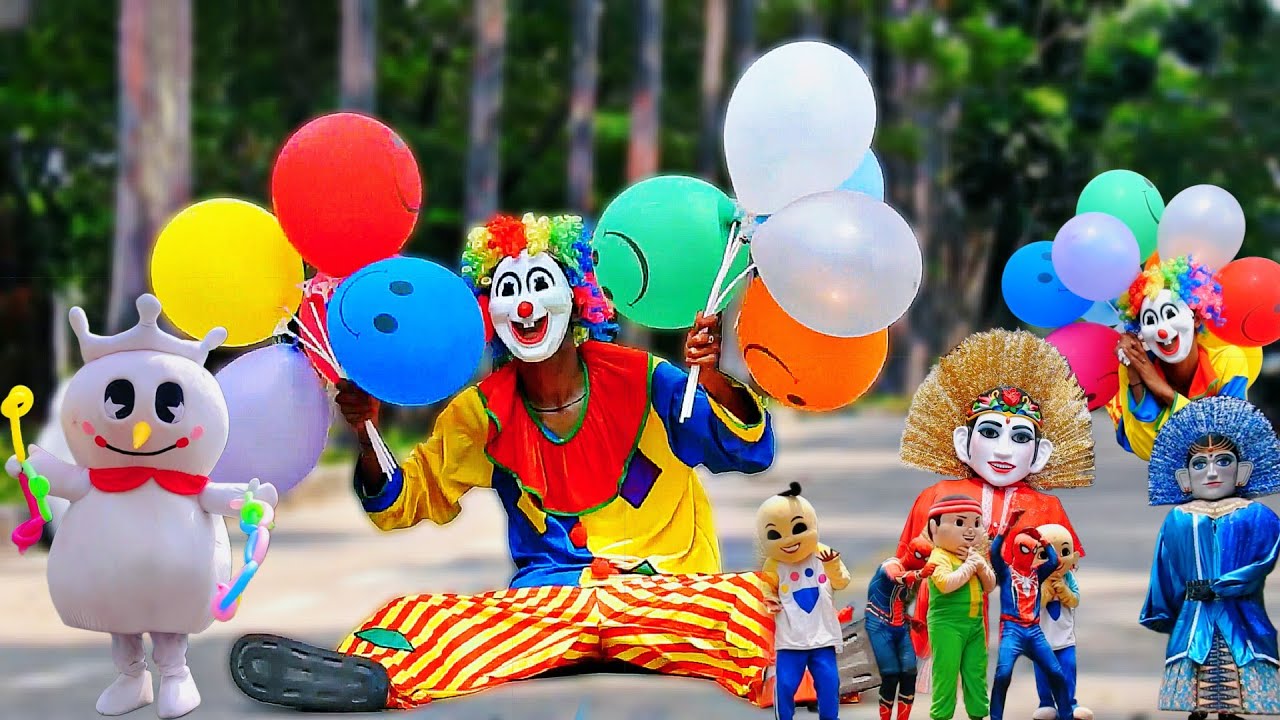 Lagu Balonku Ada Lima Badut Lucu Ondel Ondel & Barongsai
