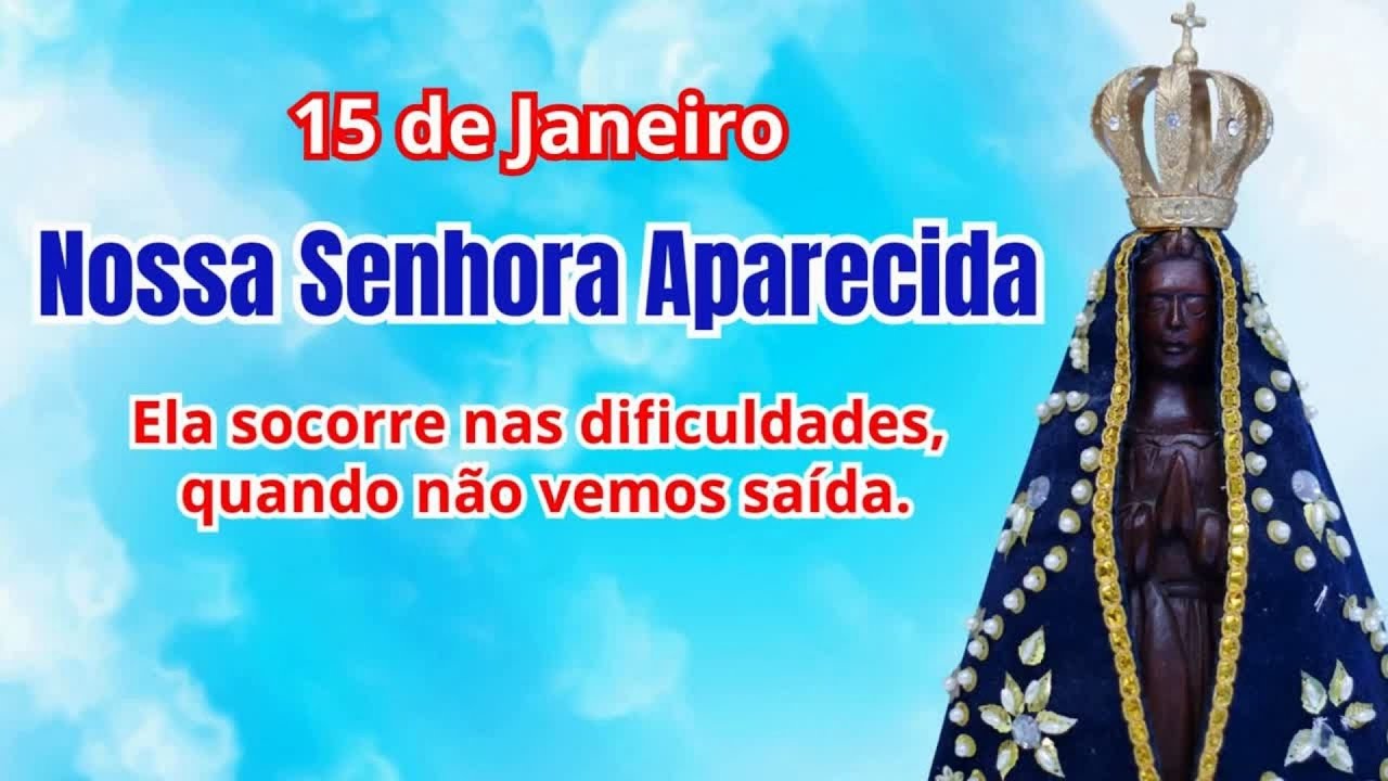 Nossa Senhora - Ela socorre nas dificuldades, quando não vemos saída.