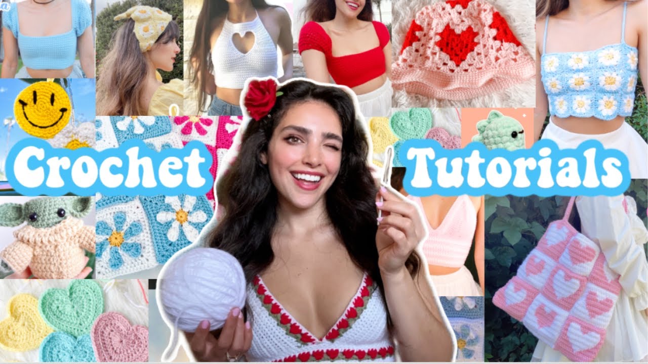 50 crochet ideas for summer ALL WITH TUTORIALS!