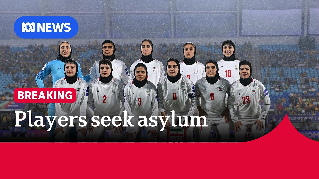 Trump says Iranian women's footballers 'taken care of' in asylum bid | ABC NEWS