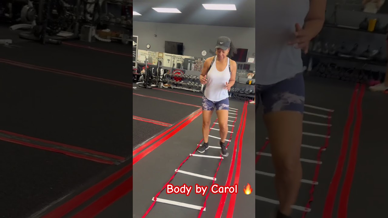 HIIT training with saying Gracefully #aginggracefully #nolatrainer #fitness#workiut