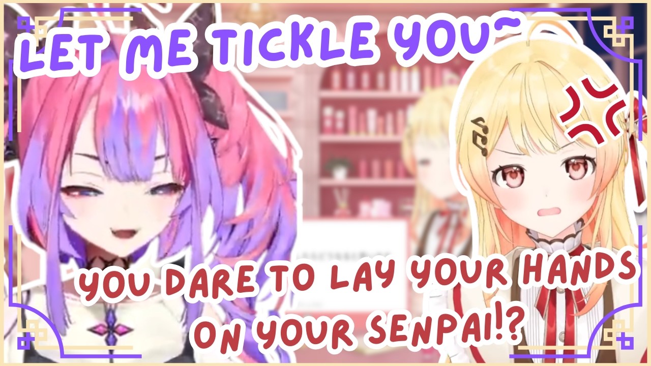 KUSOGAKI BATTLE! Vivi & Kanade Start A TICKLE WAR!😭🤣 | Hololive Clip