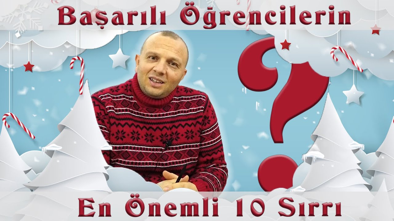 YKS ve LGS sınavlarına giren başarılı öğrencilerin 10 ortak özelliği nelerdir?