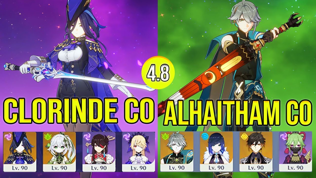 Clorinde C0 & Alhaitham C0 Spiral Abyss Floor 12 Genshin Impact