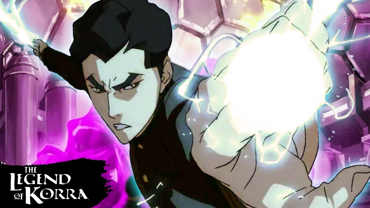 Mako Saves Bolin & Destroys Kuvira's Spirit Core ⚡️ Full Scene | The Legend of Korra