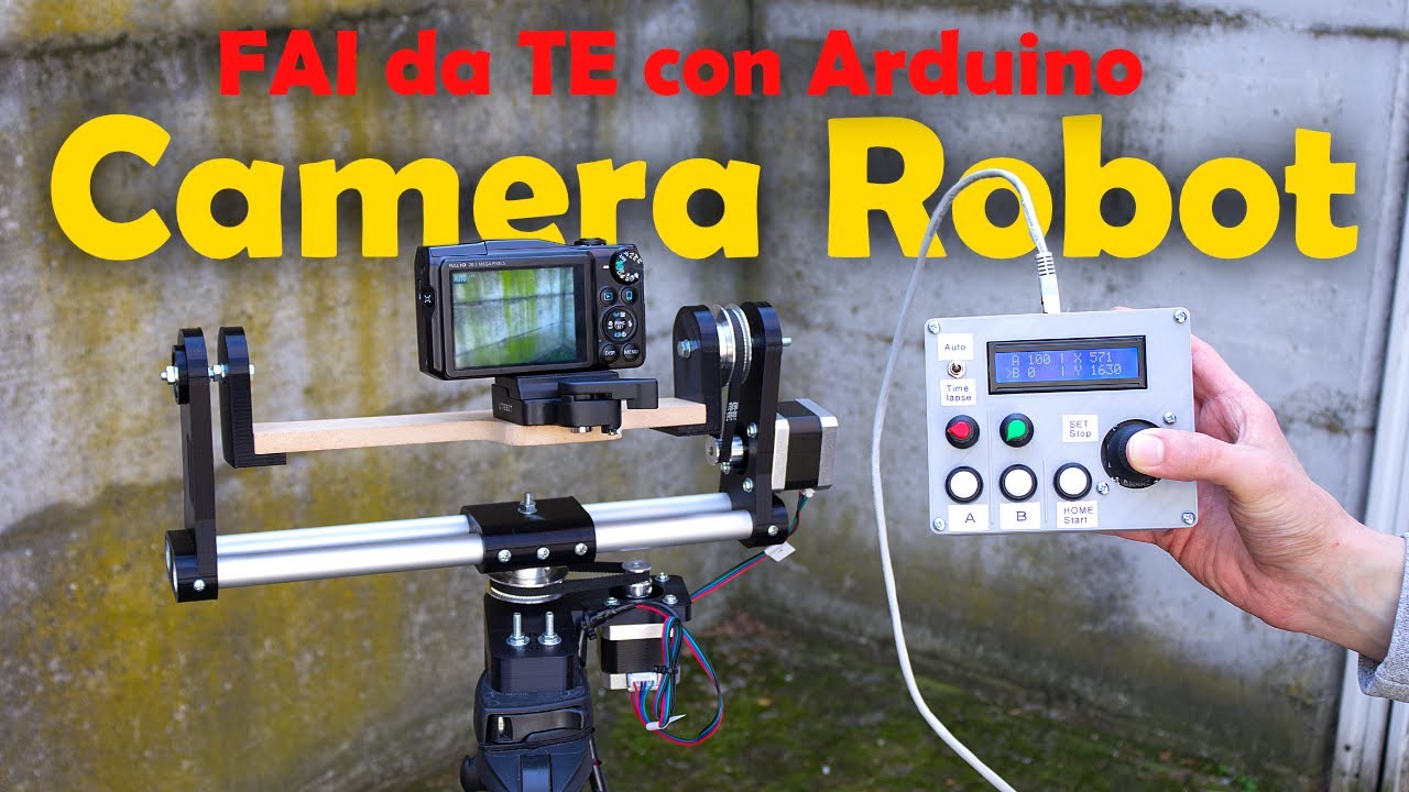 Costruiamo un ROBOT per fare VIDEO perfetti! (muovere la fotocamera con Arduino)