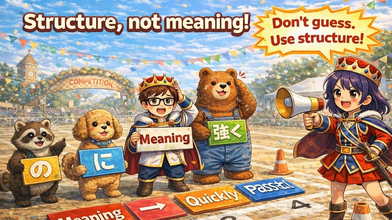 JLPT Sentence Reordering Is NOT About Meaning — It’s Structure! | JLPT Strategy