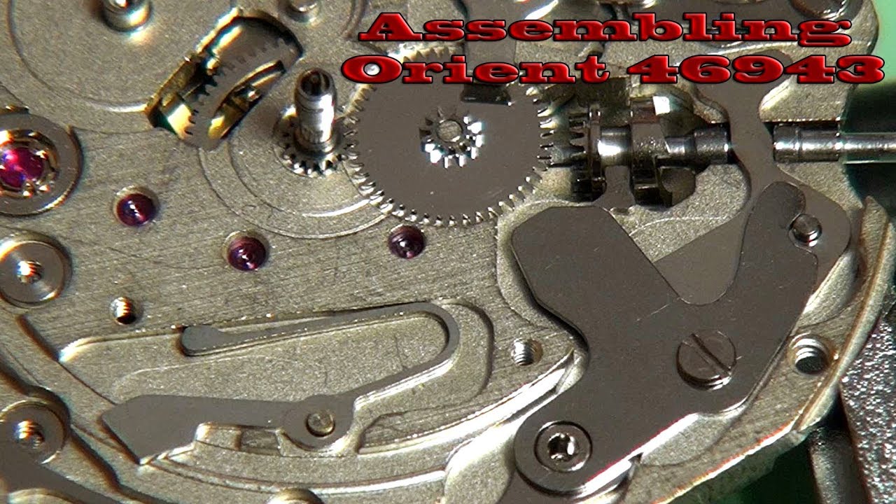 Orient 46943 - Assembling watch movement