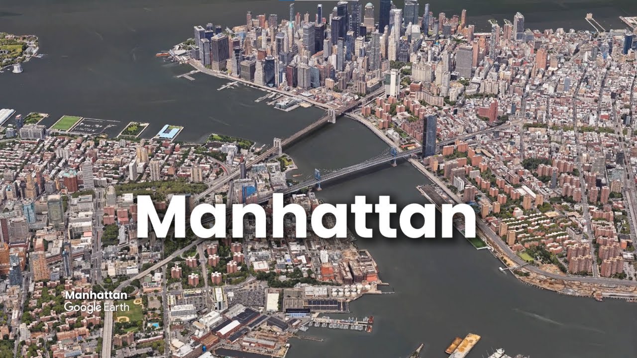 Manhattan, Nueva York, la isla más famosa del mundo, recorrido en 3D | Planet In 3D