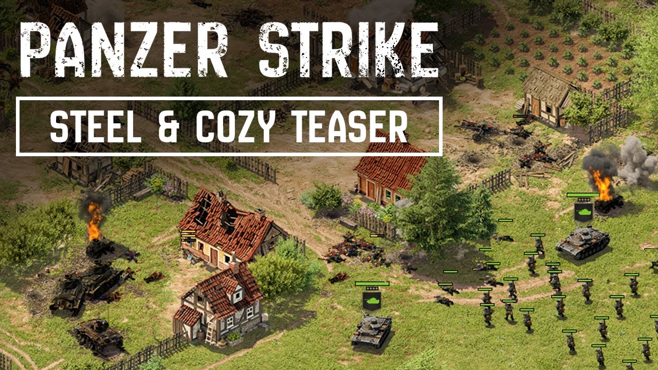 Panzer Strike RTS | Lo-fi WWII Battles Teaser