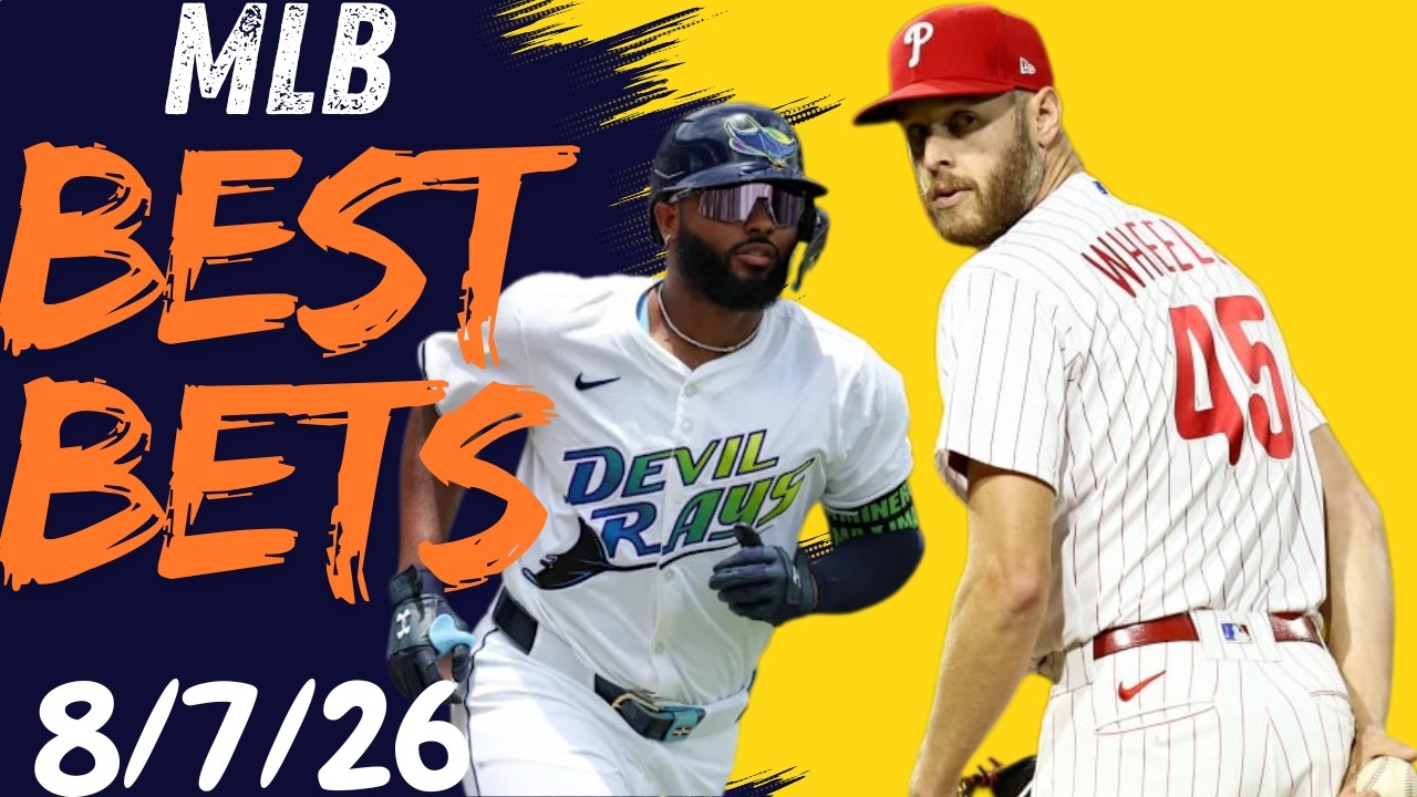 MLB BETS 8/7/26 Player Props,Parlays & Home Run Pick's