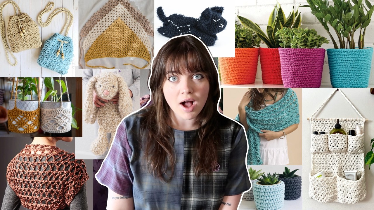 Более 50 простых проектов по вязанию крючком из одного мотка пряжи с схемами (для начинающих)