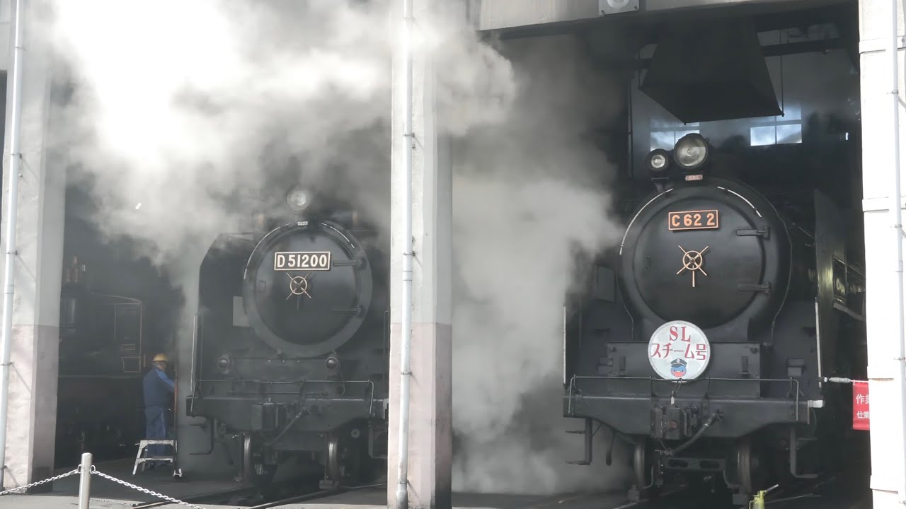 京都鉄道博物館　SLスチーム号DL代走　D51200号機、2度目の安全弁調整　2026.03.10