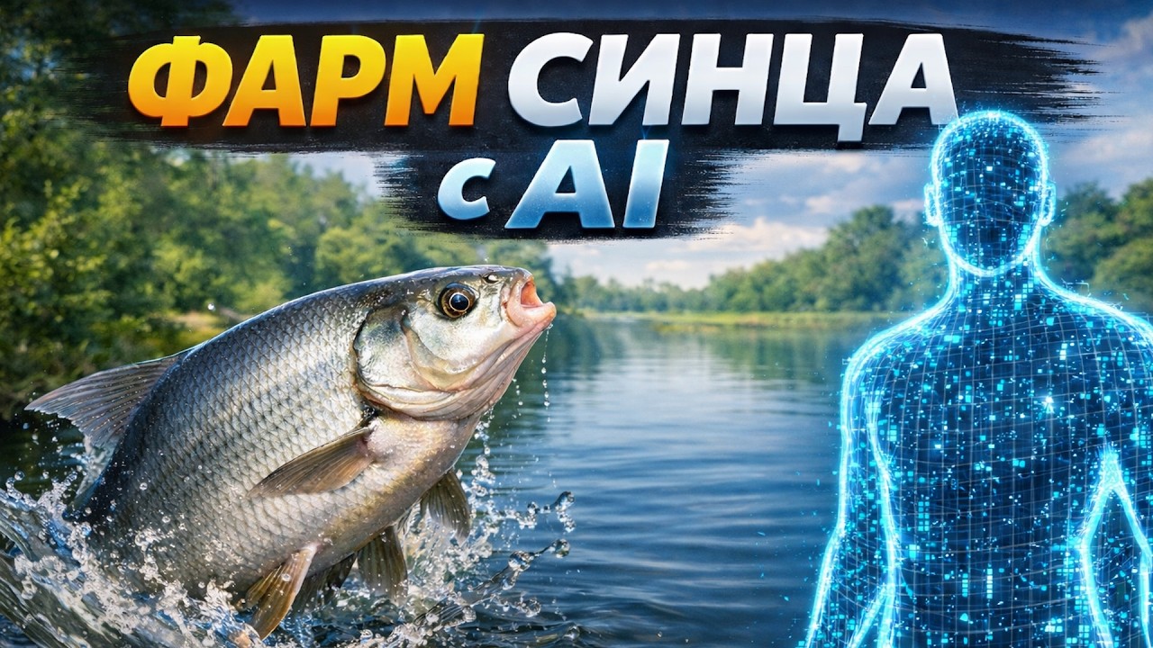 ФАРМ СИНЦА с AI на Вьюнке РР4 - Русская Рыбалка 4