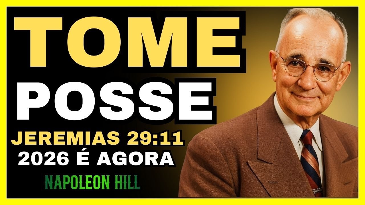 Deus Já Escreveu Sua Vitória em 2026 — Tome Posse das Promessas (Jeremias 29:11 + Napoleon Hill)
