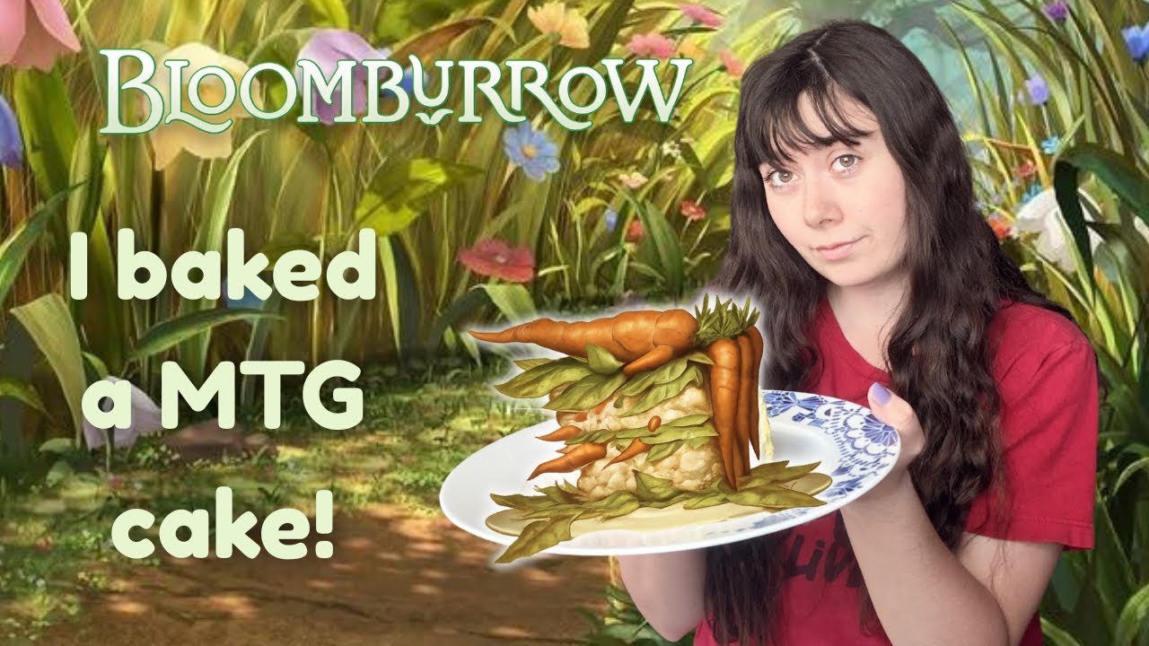 Baking the Bloomburrow Carrot Cake 🥕🐰