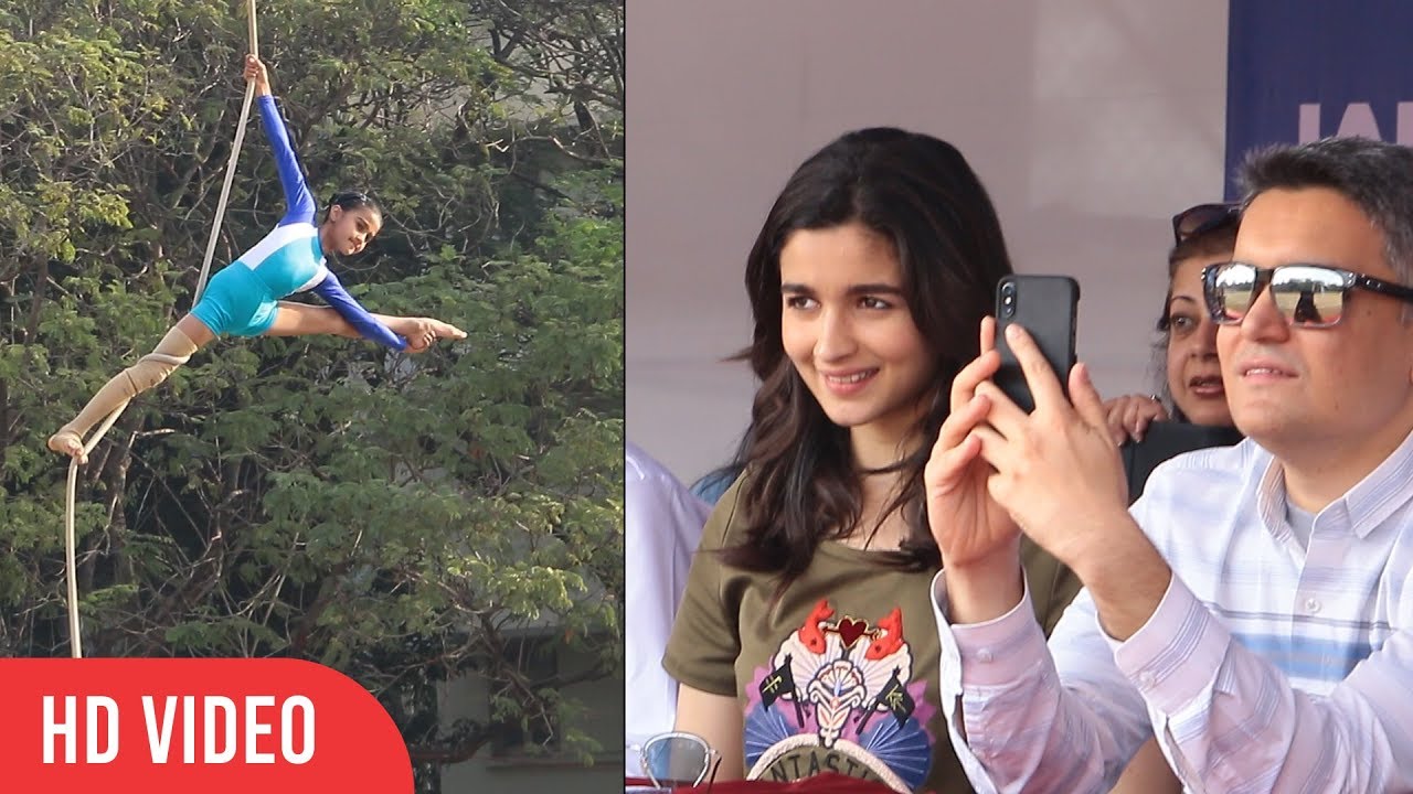 Rope mallakhamb Performance | Alia Bhatt School Jamnabai Narsee | Viralbollywood