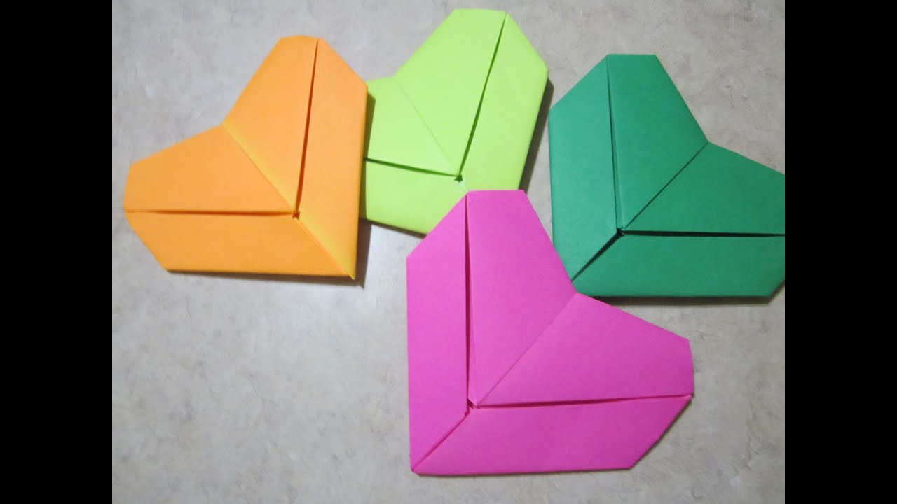 Origami How To: Letter Fold Heart
