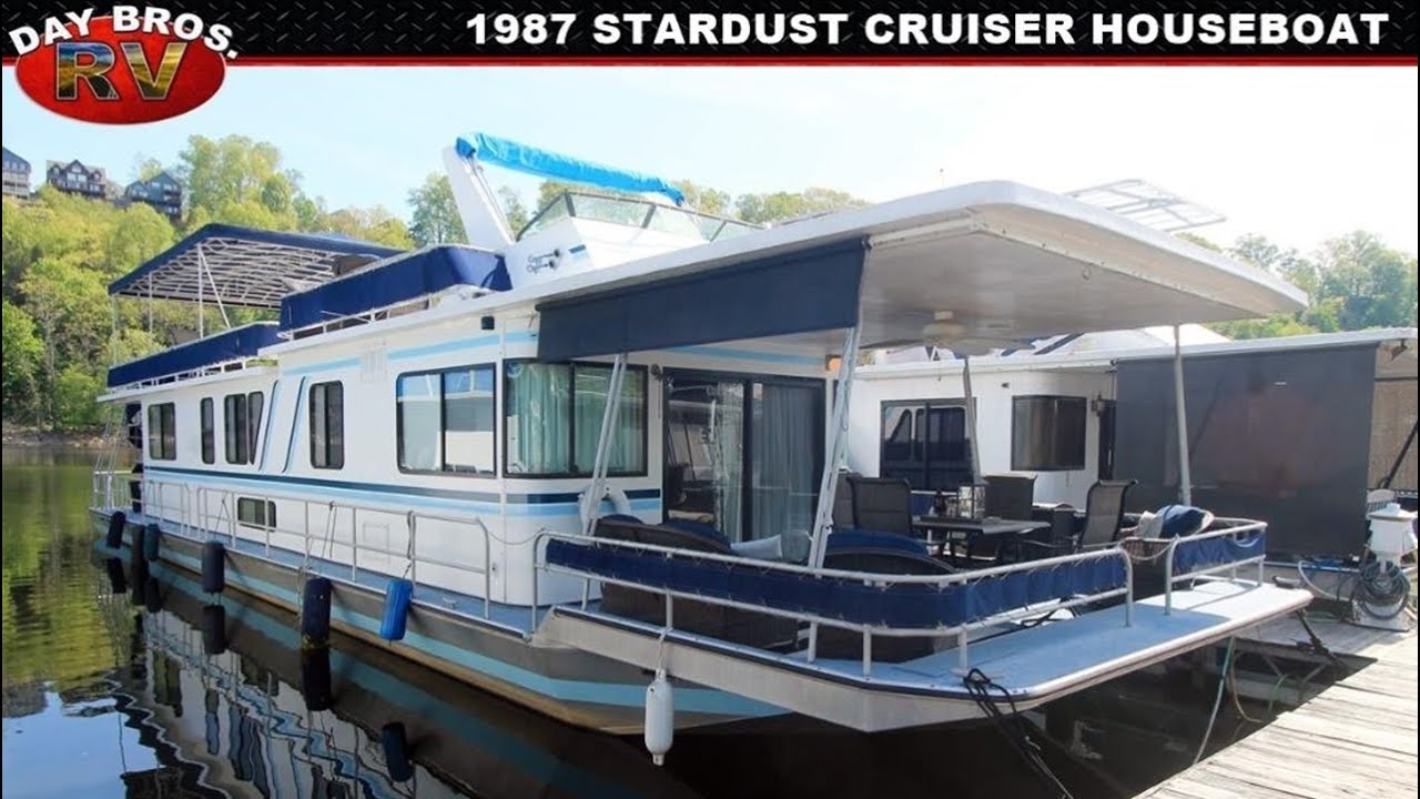 1987 Trifecta Houseboat Stardust Cruiser 16x66 Kholer Floating Home Boat Inboard